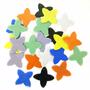 Large 4 Petal Flower Assortment - 30 Pieces