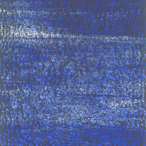 Blue/ Gray Streaky Ripple Reflections Mirror, Reflections Mirror