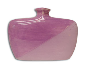 4-1/4 x 6-1/4 Bisque Envelope Vase, Bisque Ware