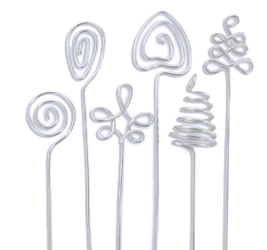 Silver Fan Pulls - 6 Piece Assortment, Gift Items
