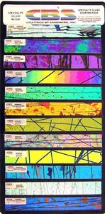Dichroic Specialty Glass Strip Pack - 90 Coe, Strips