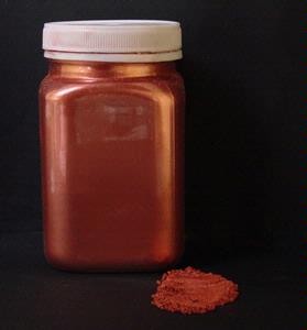 Glitter Copper Red Mica Powder - 200 gm, Metallic Enamels