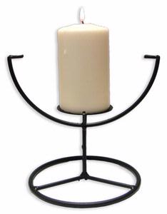 5 Wrought Iron Round Candleholder Stand, Display Stands