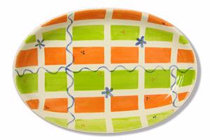 8-3/8 x 12-1/2 Bisque Oval Platter, Bisque Dinnerware