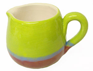3 X 3-1/2 Bisque Creamer