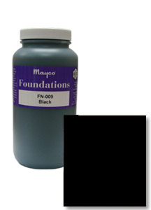 Black Foundation Glaze - 1 pt, Foundation Glazes