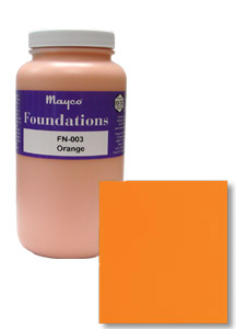 Orange Foundation Glaze - 1 pt, Foundation Glazes