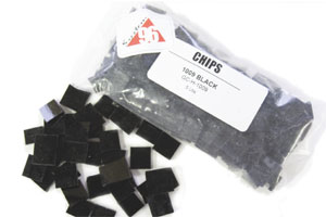 System 96 Black Opal 1/2 Square Chips, Squares
