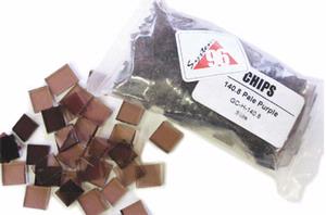 System 96 Pale Purple 1/2 Square Chips, Squares