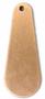 1-5/8 Flat Copper Tear Drop - 6 Pack