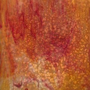 24 x 36 Youghiogheny White Opal, Amber and Gold Pink Reproduction Glass, Special Order Mottled Glass