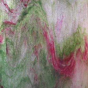 24 x 36 Youghiogheny Ice White, Green and Pink Stipple, Special Order Stipple Glass