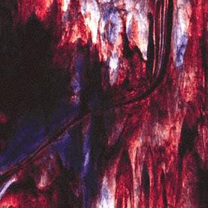 24 x 36 Youghiogheny Ice White, Purple and Copper Red Stipple, Special Order Stipple Glass