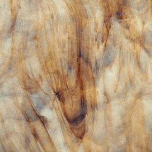 24 x 36 Youghiogheny Soft White Opal and Chocolate Brown Mottled, Special Order Mottled Glass