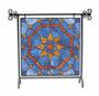 Medium Wrought Iron Hanging Panel Stand