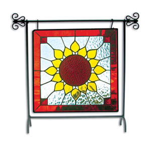 Large Wrought Iron Hanging Panel Stand, Garden Displays