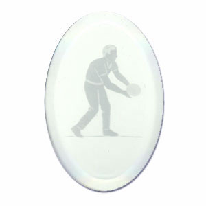 Male Bowler Engraved Bevel