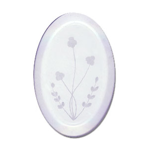 Daisy Engraved Bevel, Special Order Floral Bevels
