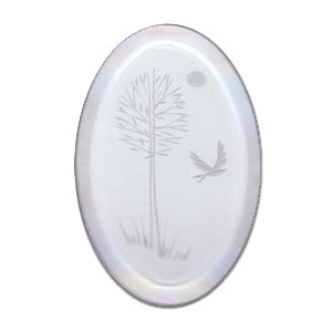 Night Bird Engraved Bevel, Special Order Bird Bevels