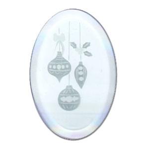 Chirstmas Ornament Engraved Bevel, Special Order Other Bevels