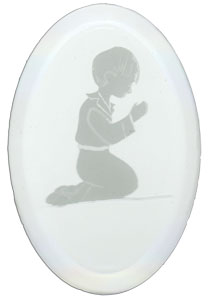 Praying Boy Engraved Bevel, Special Order Other Bevels
