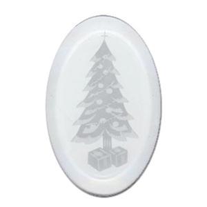 Christmas Tree Engraved Bevel, Special Order Floral Bevels