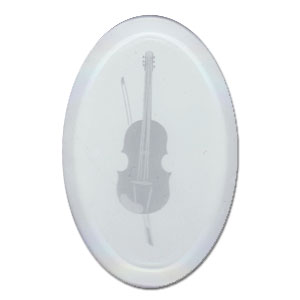 Violin Engraved Bevel, Special Order Other Bevels