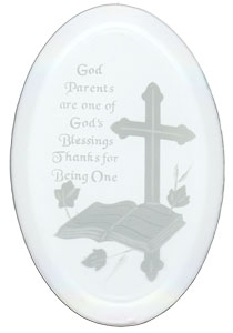 God Parents Verse Engraved Bevel, Special Order Other Bevels