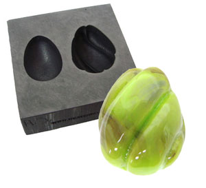 2 in 1 Graphite Pendant Push Mold, Flameworking Tools