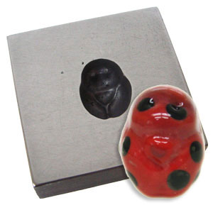 Lady Bug Graphite Push Mold, Flameworking Supplies Sale