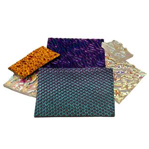 CBS Dichroic Herringbone Ripple on Clear Pack - 90 COE, Dichroic Clearance