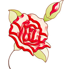 Red Rose Bevel Cluster, Bevel Clearance Sale