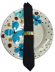 Gold Napkin Rings - 2 Pack, Gift Items