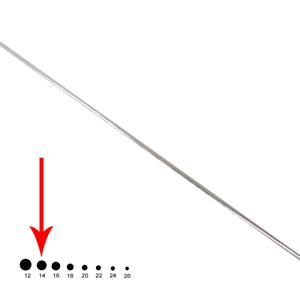 14 Gauge Round Fine Silver Wire, Wire - Silver