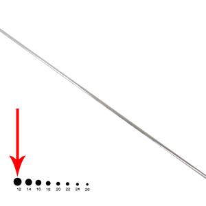 12 Gauge Round Fine Silver Wire, Wire - Silver