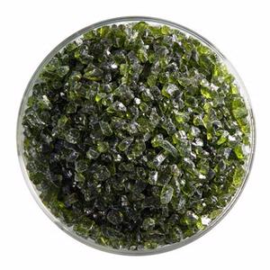 1 lb Pine Green Transparent Frit - Coarse, Coarse Frit