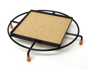 4 Square Trivet with Round Frame