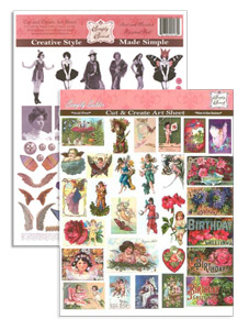 Fairies & Pixies Art Sheets - 2 Pack, Soldered Jewelry