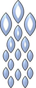 Chandelier Bevel Cluster, Traditional - Medium