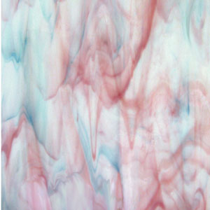Spectrum Pink, Aqua Blue Crystal Opal - 96 COE, Crystal Opals & Streakies - 96