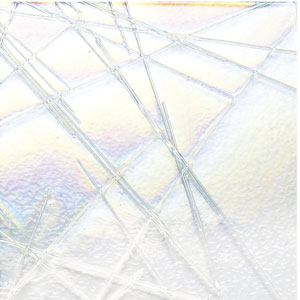 Bullseye Clear Chopstix Iridized, Special Order Mardi Gras & Chopstix