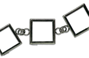 1 Square - Black Patina Memory Frames, Soldered Jewelry Sale