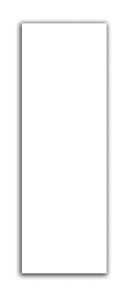 1 x 3 Clear Rectangle Memory Glass, Soldered Jewelry