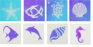 Under The Sea Etched Dichroic Assortment, Dichroic Assortments