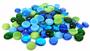 Blues And Greens Assortment Pebbles - 96 COE