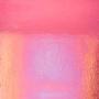 Bullseye Light Pink Striker Rainbow Iridized Double Rolled - 90 Coe
