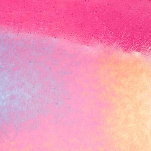 Bullseye Light Pink Striker Rainbow Iridized Thin - 90 COE