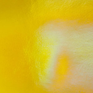 Bullseye Marigold Yellow Rainbow Iridized Thin Stained Glass