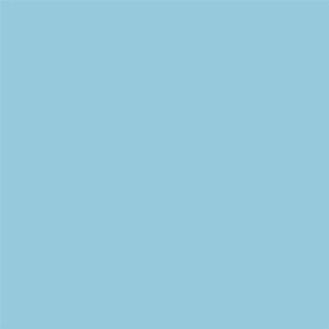 Bullseye Light Turquoise Blue Transparent Thin Stained Glass