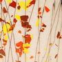 Bullseye Fracture Streamer Orange, Yellow And Red With Black On White (Autumn) - 90 COE